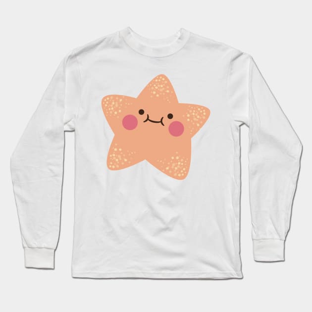 Starfish Long Sleeve T-Shirt by edwardecho